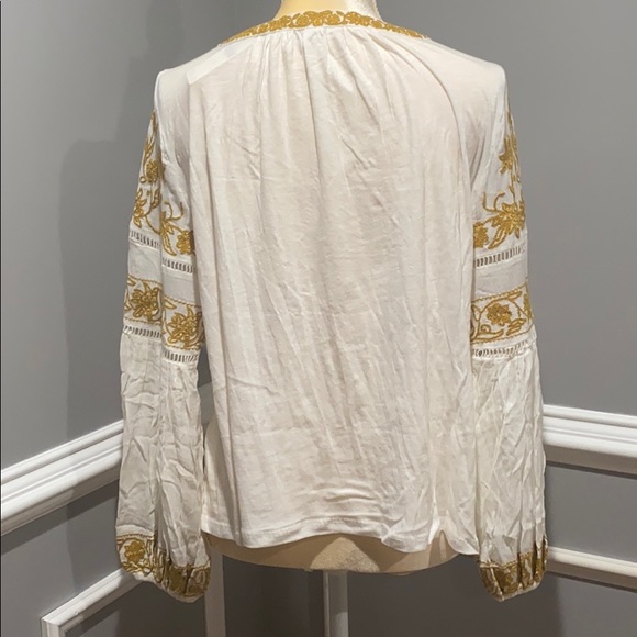 Anthropologie AJA EMBROIDERED BLOUSE size … - Picture 7 of 14